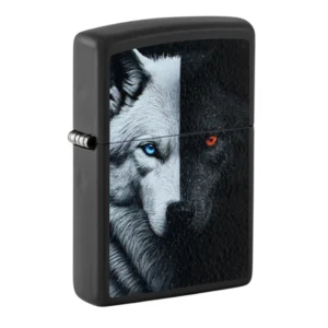 Two Shades Of Wolf Zippo 46694