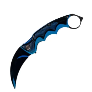 Insane Blue Specter Folding Grip Knife