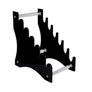 Acrylic Heavy Duty Knife Stand In Black