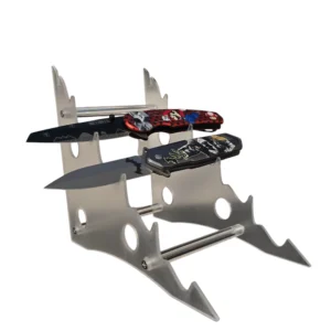 Acrylic Clear Knife Display Stand
