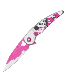 Pink Mouse Cartoon Folding Pocket Knife
