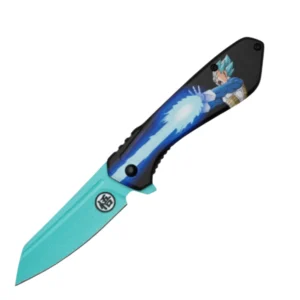 DBV Blue Flash Folding Pocket Knife