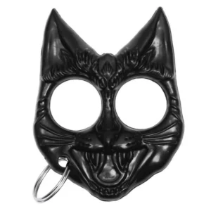 Black Cat Knuckle Safety KeyChain ( Keeping Safe a Priority)