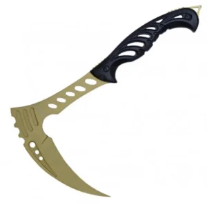 11" Gold Fixed Blade Axe