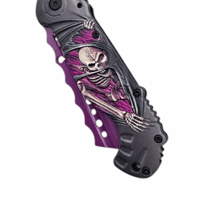 Purple Reaper's Edge Folding Knife