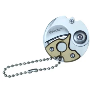 Gold Coin Knife Keychain