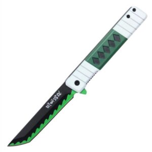 Glamorous Green Anime Folding Pocket Knife