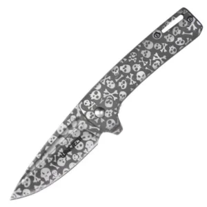 Skull Symphony Pocket Knife