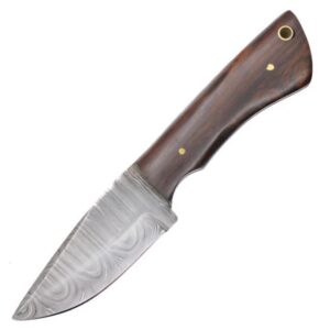 7" True Damascus (144 Layer) Knife w/ Walnut Wood Handle ( Refined Precision)