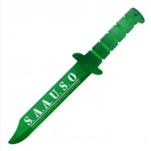 Green Sensei Wooden Knife ( Manga Blade)