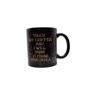 Flaming Skull Ceramic Cup