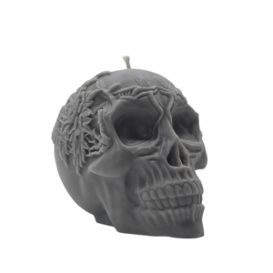 Smiling Skull Vines Candle