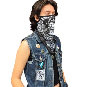 Skull Summer Unisex Face Mask W/ Ear Loops