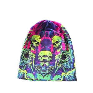 Zombee Skulls Unisex Beanie Hat