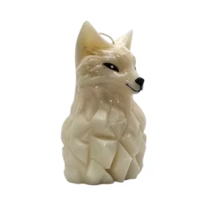 Shimmering Fox 3D Soywax Pillar Candle