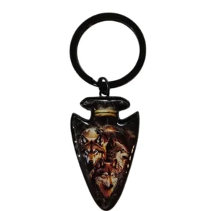 Red Wolves  Tooth Keychain