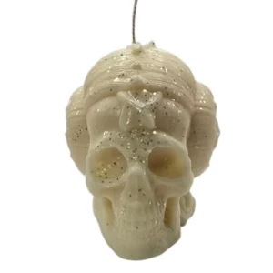 Grave Glow Skull 3D Soywax Candle