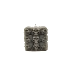 Skulls Square Pillar Candle