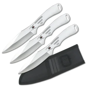 Silver Spider Throwing Knife Set / PERFECT POINT