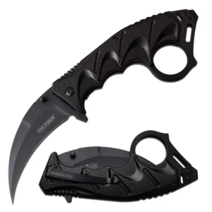 Black Karambit Spring Assisted Knife / TAC-FORCE