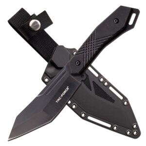 Black Wedge Fixed Blade knife / TAC-FORCE