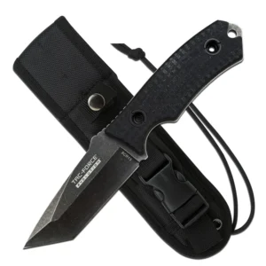 Black Evolution Fixed Blade Knife / TAC-FORCE