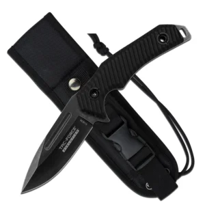 Black Evolution Fixed Blade Knife / TAC-FORCE